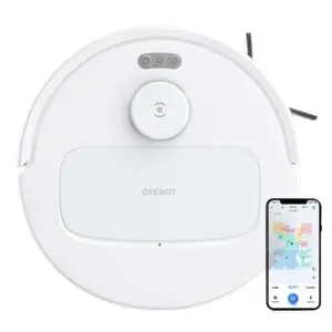 ECOVACS DEEBOT N30 White 2 in 1 Robot Vacuum Cleaner & Mop, New Launch, 10000 Pa Suction, 5200mAh Battery, Covers 3500+ Sq ft in Single Charge, Zero Tangle 2.0 Technology, Advanced TrueMapping